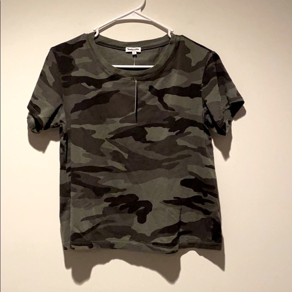 Anthropologie Splendid Camo Tee - Picture 3 of 8